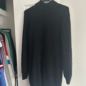 Abercrombie sweater dress black